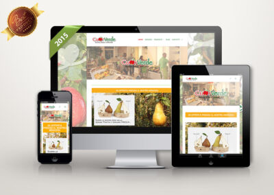 Sviluppo sito web e materiale stampato del negozio di alimentari